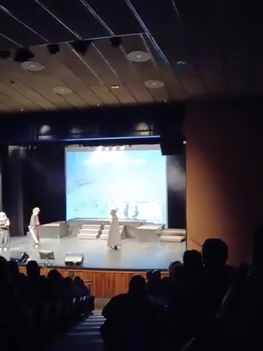Musical tribute show performed at Ripollet auditorium