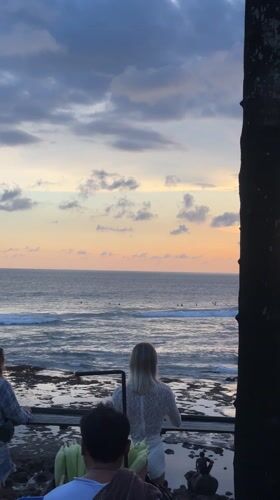 Sunset gathering draws crowds to Canggu beaches, Indonesia