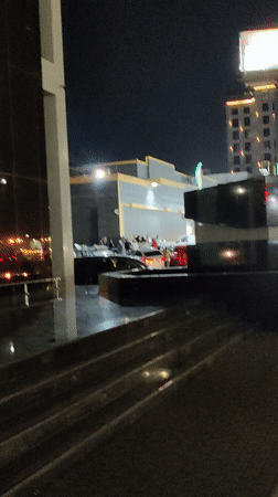 Evening shopping district activity documented in Jeddah, Saudi Arabia