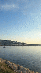Coastal landscapes captured on video in Bar, Montenegro