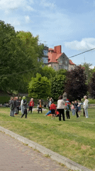 Morning life scenes documented across Ternopil parks and streets
