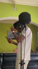 Recording session documented at Abuja studio over one hour