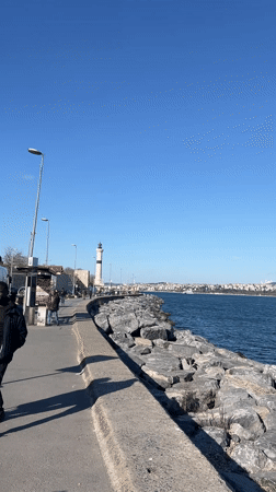 Istanbul waterfront and street scenes captured during afternoon stroll