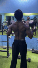 Evening workout session documented at Akwanga gym facility