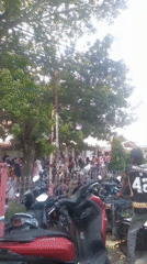 Morning street life documented across Lhokseumawe, Indonesia
