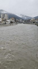 River floods Asenovgrad amid heavy fog in Bulgaria