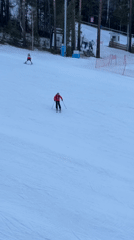 Winter sports activity observed at ski resort terrain park