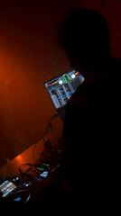 Moscow club scene captured during late night entertainment session