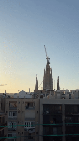 Construction continues at Barcelona's Sagrada Familia basilica