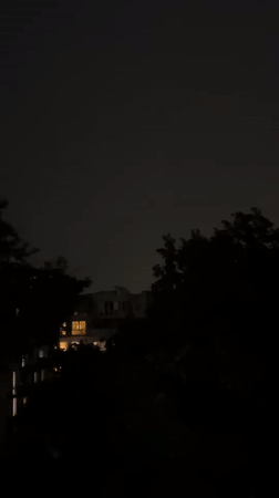 Lightning storm lights up a Plovdiv summer night