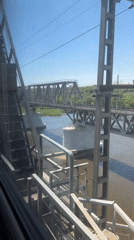 Train journey through Krasnodar region documented by passenger
