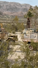 Desert roadside stops along the Chiriaco Summit and Indio stretch