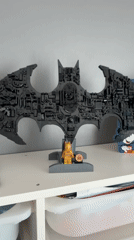 LEGO enthusiast builds Mario sculpture, displays Batman collection in Luxembourg