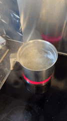 Evening breakfast preparation documented in Hull kitchen