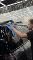 Full detailing session on two cars in Krasnoyarsk shop