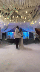 Wedding reception celebrates newlywed couple in Jos, Nigeria