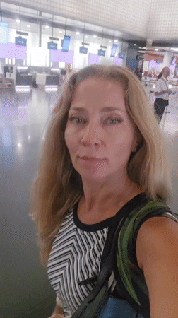 Ukrainian traveler observed at Barcelona airport during afternoon journey