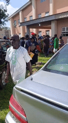 Community celebration and gathering in Mangu Town, Nigeria