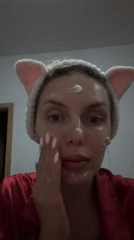 Woman's Evening Beauty Routine Documented in Budva, Montenegro