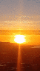Sunset over Barcelona captured from multiple angles