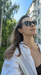 Woman spotted in multiple outdoor locations in Chaikovsky, Russia