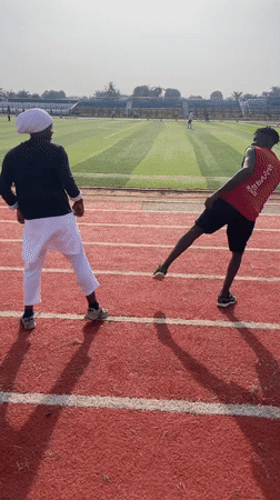 Morning sports activities at Lafia stadium complex