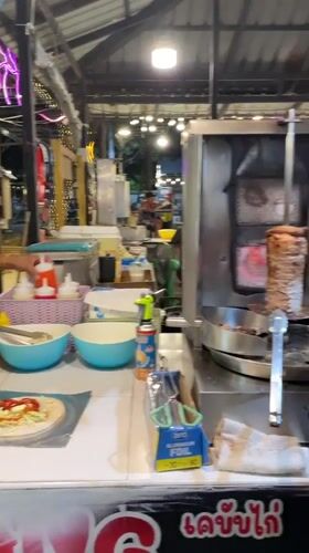 Typical afternoon market scenes unfold across Pattaya City