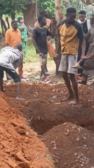Community gathers for burial ceremony in Andaha, Nigeria