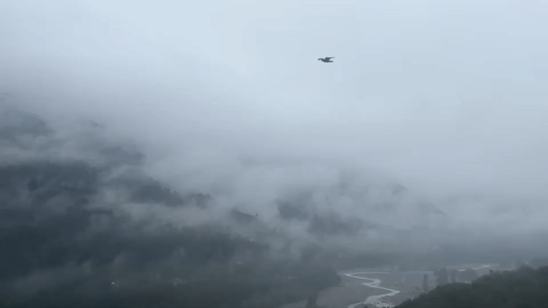 Misty valley, local ritual, and mountain nature in Vashisht