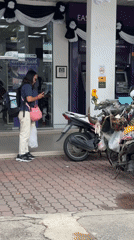 Decorated motorcycle, unusual ATM activity observed in Phuket