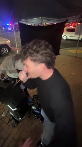 Early morning social scenes documented across San Diego locations