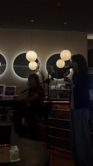 Live music performance captured at Bečići bar venue