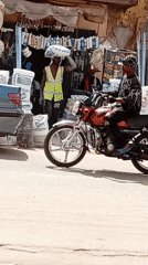Morning street life documented in Maiburiji, Nigeria