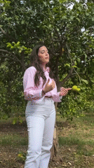 Small group meets in Italian citrus orchard near Solarino