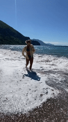 Morning beach scenes from Prijevor, Montenegro's Adriatic coast