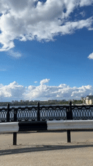 Afternoon scenes captured along Izhevsk waterfront and amusement park