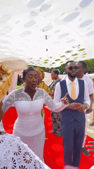Wedding celebration with traditional elements in Jos-Bukuru, Nigeria