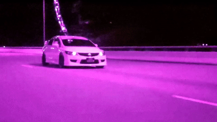 Modified Honda Civic and RC equipment documented in Ukraine
