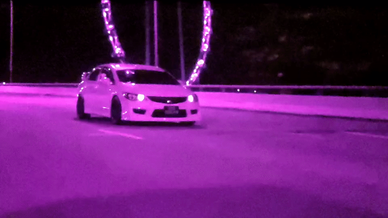 Modified Honda Civic and RC equipment documented in Ukraine