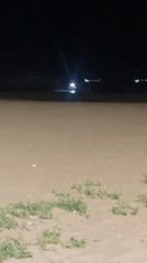 Nighttime beach scene documented in Safi, Morocco