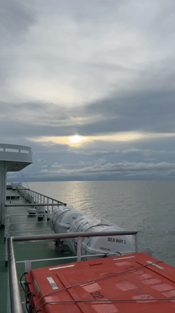 Routine ferry operations documented at Don Sak port, Thailand