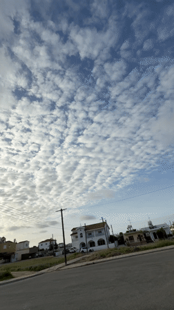 Early morning street scene captured in Paralimni, Cyprus