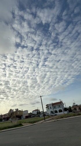 Early morning street scene captured in Paralimni, Cyprus