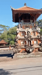 Traditional Balinese temple complex explored in Blahbatuh