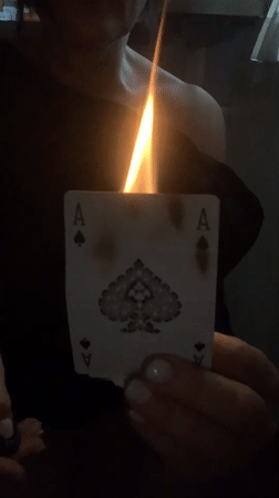 Burning card and quiet corners of San Quirico d'Orcia