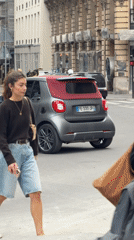 Ordinary afternoon street life observed across Paris locations
