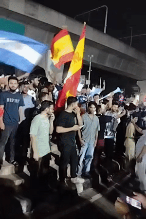 Dhaka's streets packed for Argentina vs Spain World Cup final