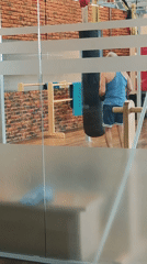 Morning workout session documented at Chaikovsky gym