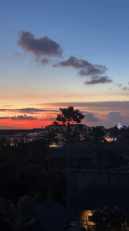 Woman in sequined bikini spotted in tropical North Kuta setting