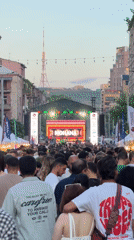 Street festival with food vendors and live music draws crowds in Yerevan